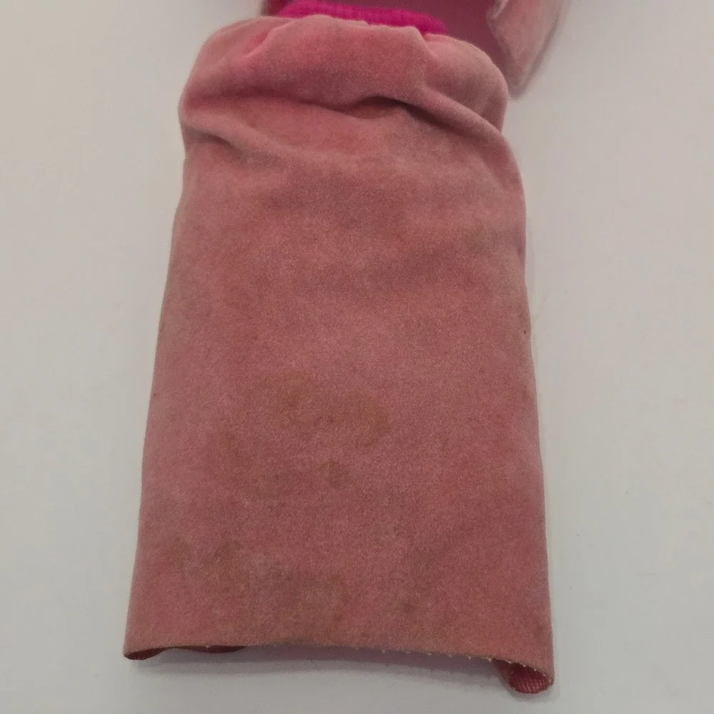 Vintage Pink Velvet Doll Jacket Skirt Set Outfit Barbie Barbiecore Retro Fashion
